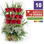 Arreglo 12 Rosas